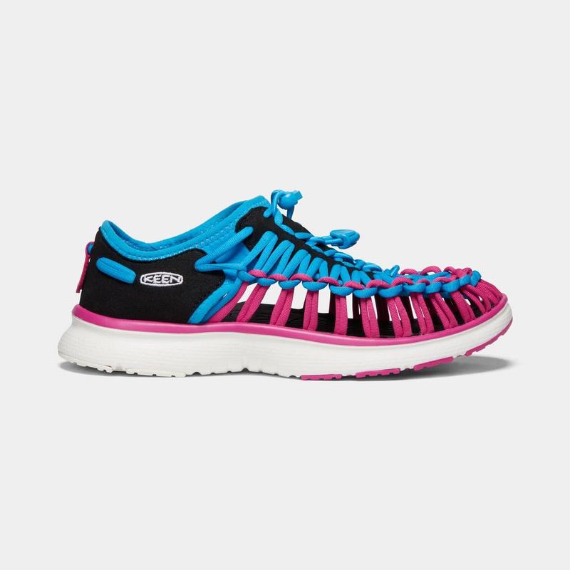 Sandalias Keen Uneek O2 Para Mujer Azules/Rojos - Sandalias Keen Mexico (072168-LHI)